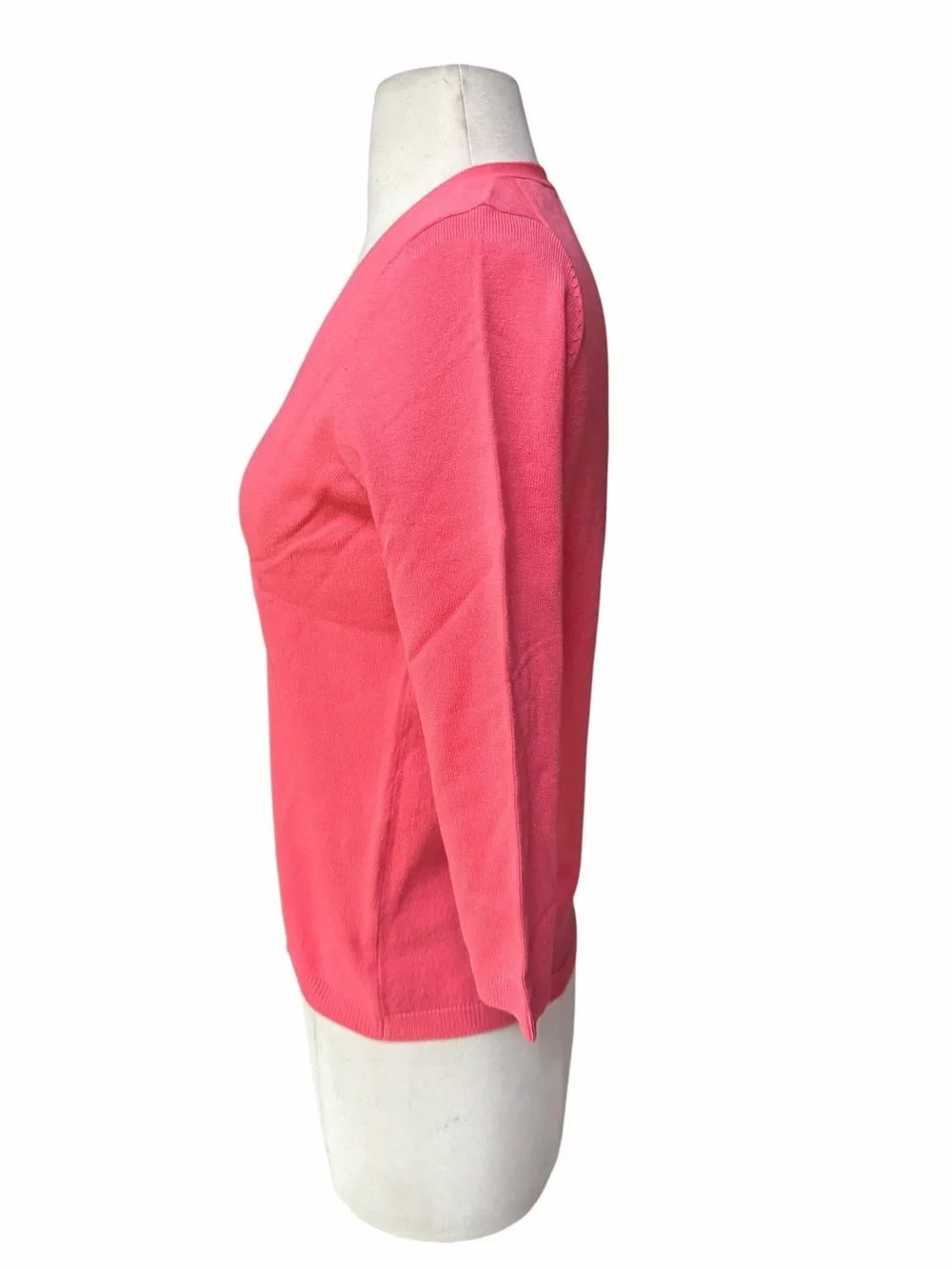 NWT Lands’ End Soft Melon‎ Performance 3/4 Sleeve V-Neck Cardigan